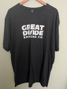 Great Divide Brewing Co Denver Colorado T Shirt XXL Craft Beer Brewery Tee
